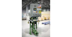 Smaller blow tanks with faster fill times (such as the PlugFlo method) are less expensive to build and require less floor space, with lower compressed-air consumption. Smaller blow tanks with faster fill times (such as the PlugFlo method) are less expensive to build and require less floor space, with lower compressed-air consumption.