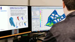 ProCAST software is part of Rolls-Royce engineers’ “co-design workflow”, which allows them to implement Design for Manufacturing methods and identify potential defects (e.g., thickness or porosity) or other manufacturability problems. ProCAST software is part of Rolls-Royce engineers’ “co-design workflow”, which allows them to implement Design for Manufacturing methods and identify potential defects (e.g., thickness or porosity) or other manufacturability problems.