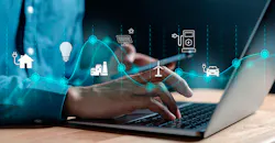 Businessman using clean energy / future power concept. Businessman using clean energy / future power concept.