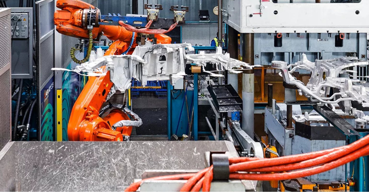 High-pressure diecasting at GF Casting Solutions.