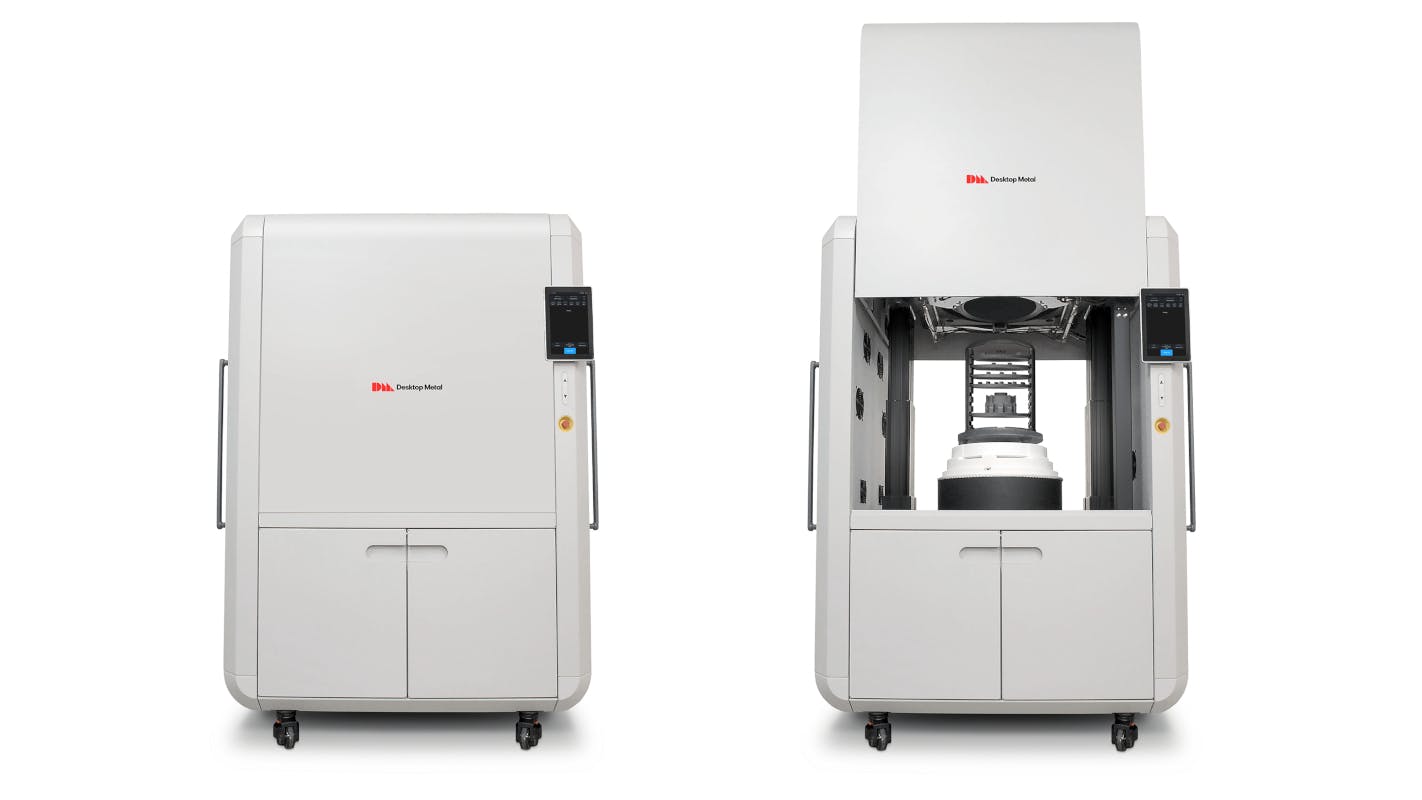 Desktop Metal&rsquo;s PureSinter&trade; furnace offers one-run debinding and sintering of metal parts produced by additive manufacturing, metal injection molding, or powder metallurgy manufacturing methods.