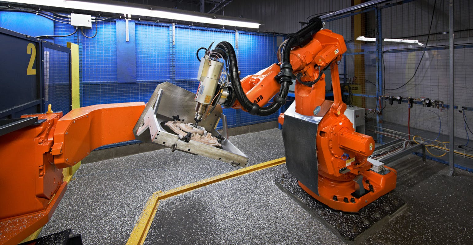 Casting pattern preparation at Magellan Aerospace, Renfrew, Ontario.