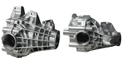 Front (left) and rear (right) driveline units. Front (left) and rear (right) driveline units.