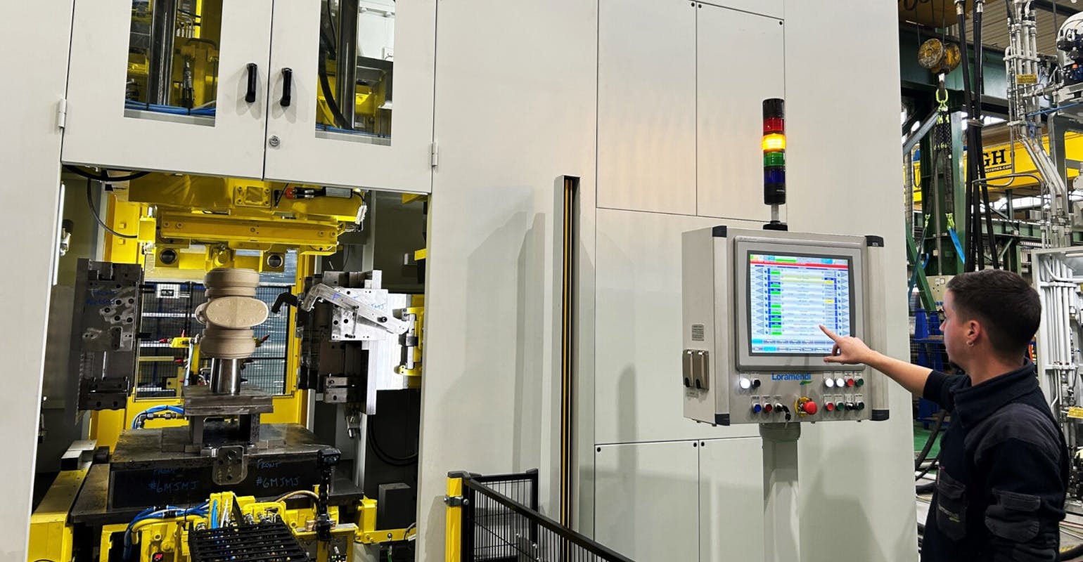 Loramendi coremaking system at Clow Valve.