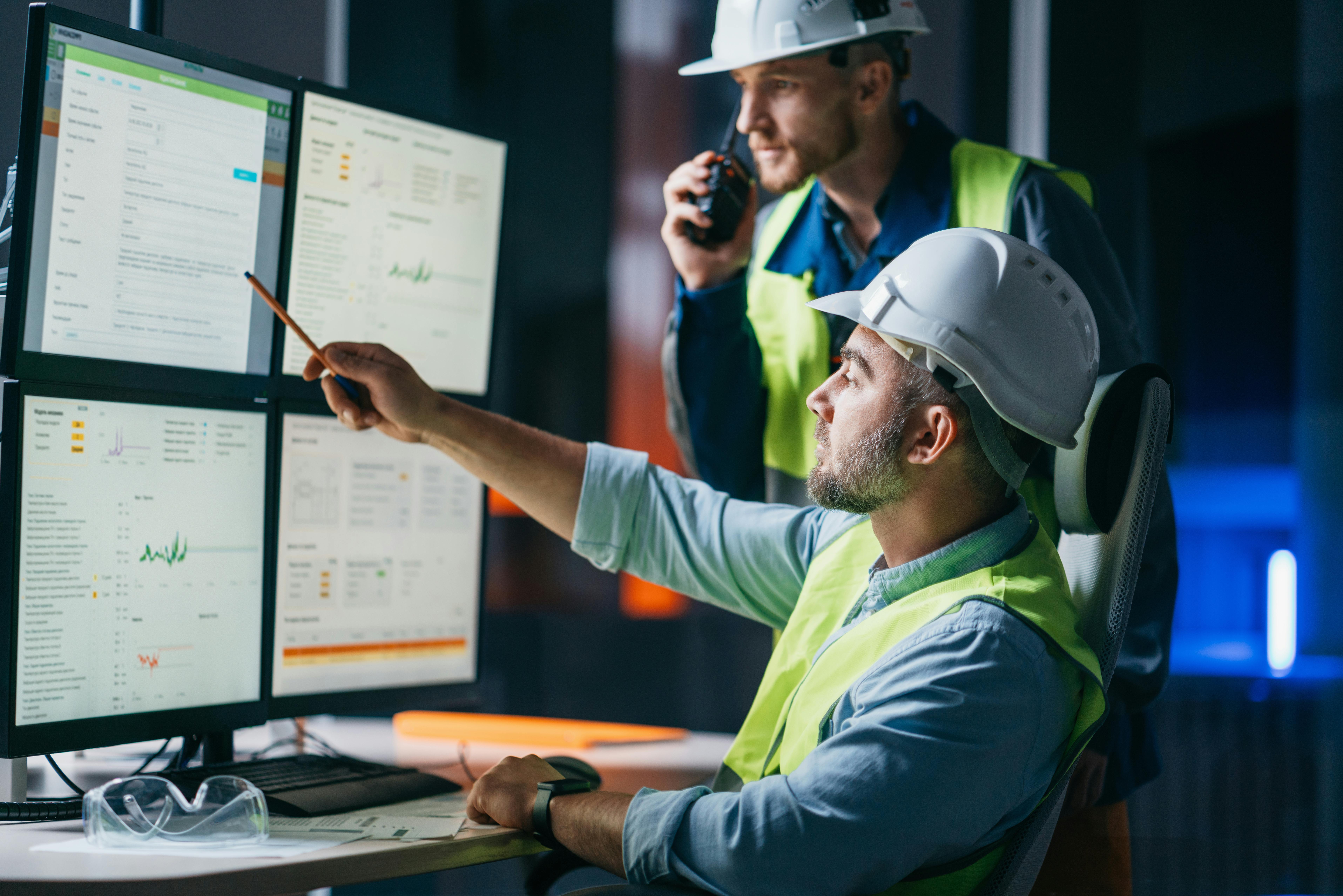 Production engineer control uses SCADA system together with AI and machine learning.