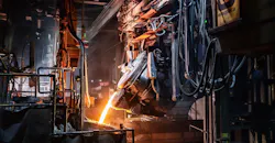 Waupaca Foundry Plant 4, Marinette, WI, iron pouring. Waupaca Foundry Plant 4, Marinette, WI, iron pouring.