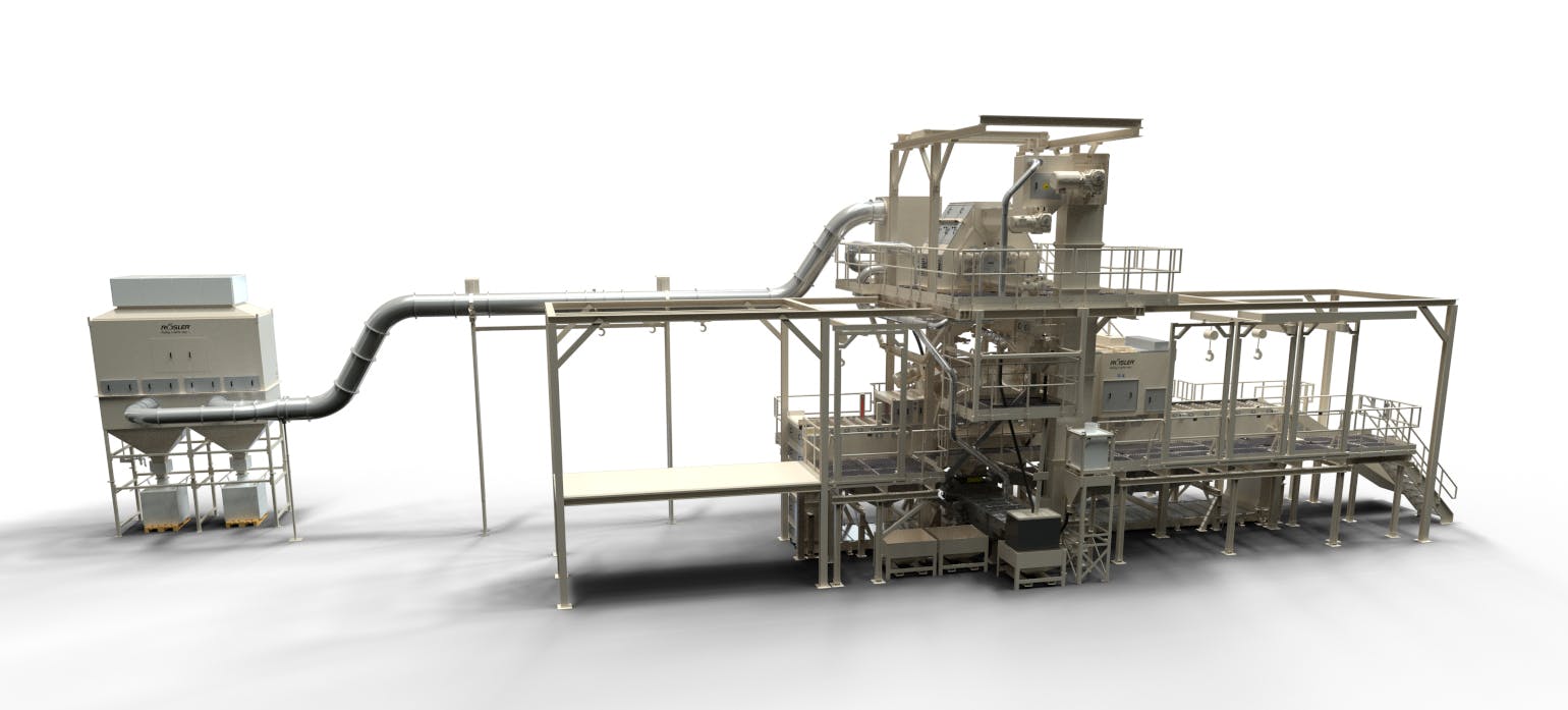 R&ouml;sler RDGE 1250-8-30-F wire-mesh belt shot-blasting machine