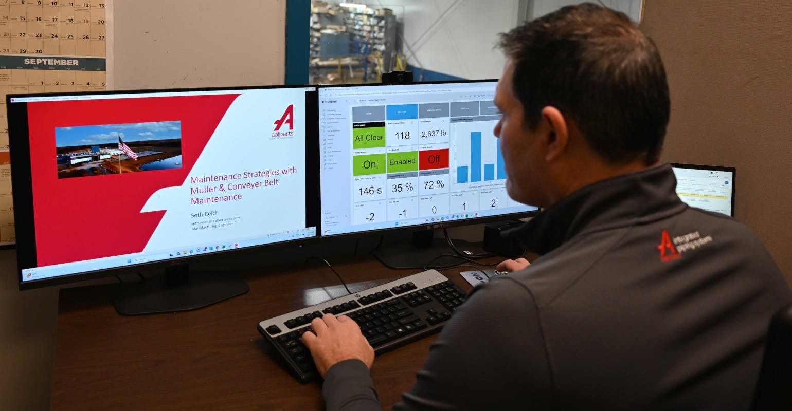 Aalberts IPS Americas engineer using Monitizer IIoT platform.