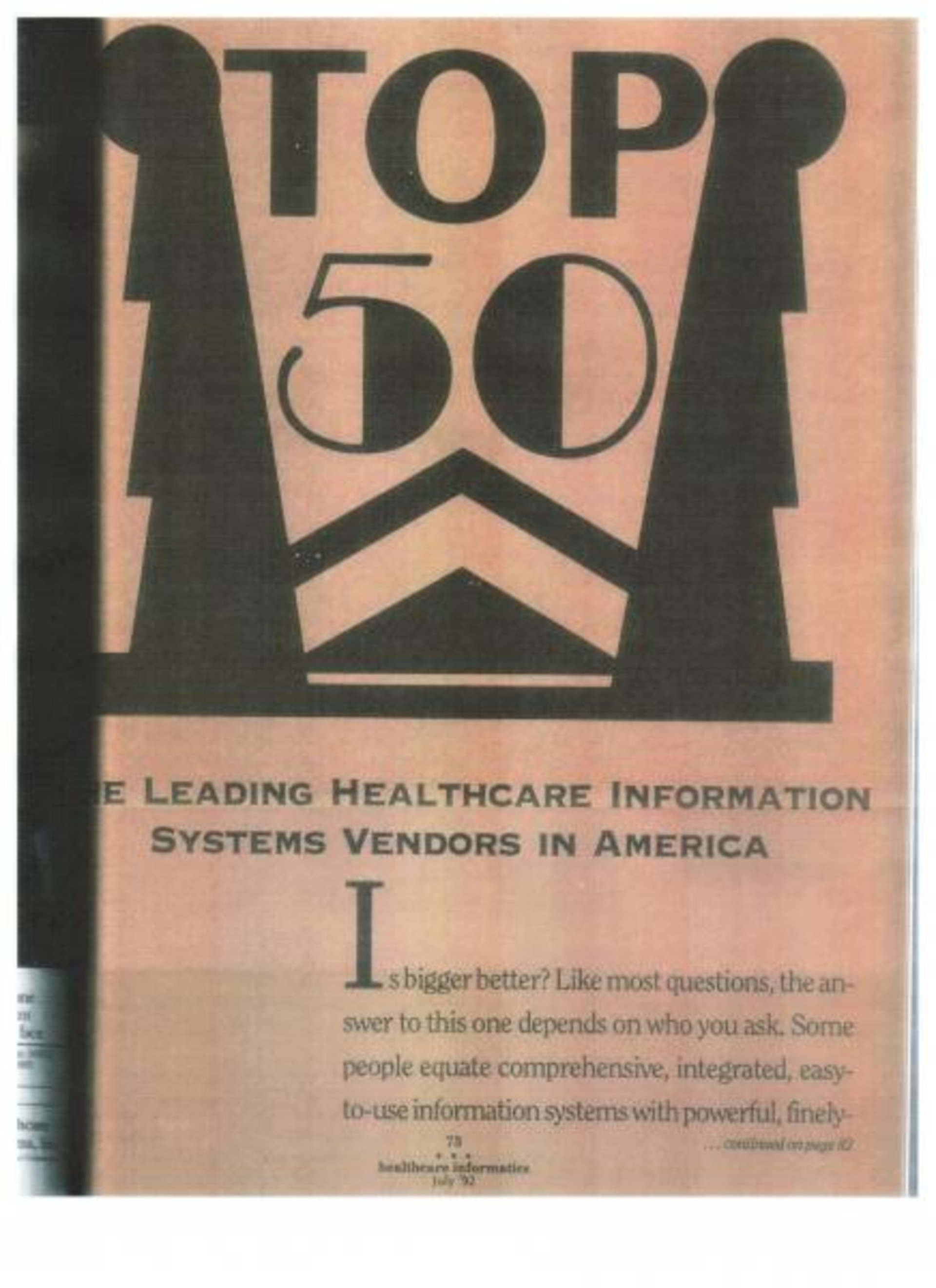 First Healthcare Informaticis Top 50