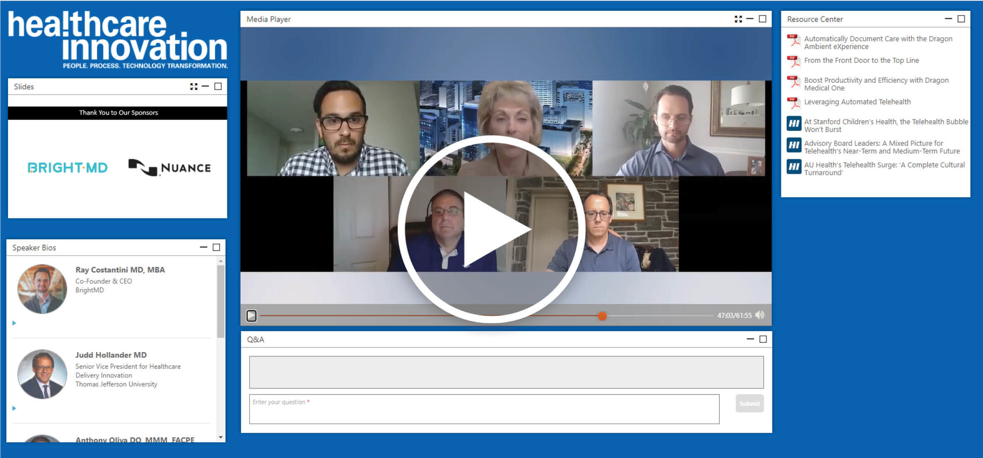 Virtual Care Screenshot