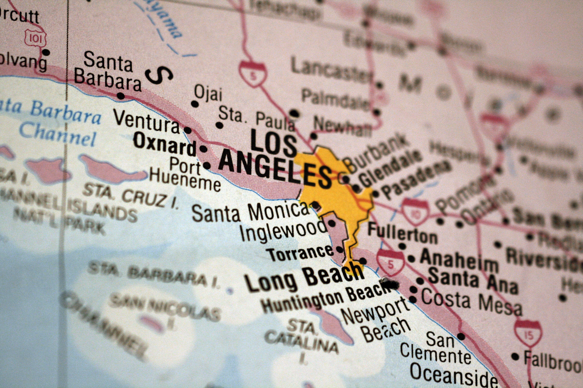 Bigstock Map Of Los Angeles 2994609 5faeaa73969a4