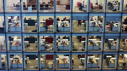 People work at dusk on various floors of a modern office development near St Paul39s Cathedral in London on Feb 6 2013 Photo by Oli ScarffGetty Images People work at dusk on various floors of a modern office development near St Paul39s Cathedral in London on Feb 6 2013 Photo by Oli ScarffGetty Images