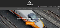 Home page of Vertiv's website Home page of Vertiv's website