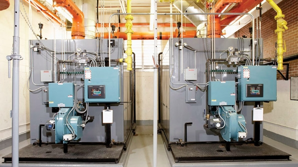 Todays burners have highturndown capability and parallel positioning allowing