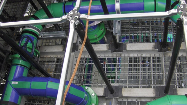Twelveinch Aquatherm Blue Pipe helped to save millions of dollars in labor and material costs at Lawrence Livermore National Laboratory