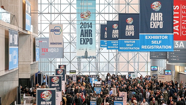 Opening day of the 2014 AHR Expo saw crowds gathering as a winter strom prepared to descend on New York City Over the course of the week nearly 61000 visitors and attendees flooded the aisles in search of the latest hotest newest technologies for the mechanical systems industry
