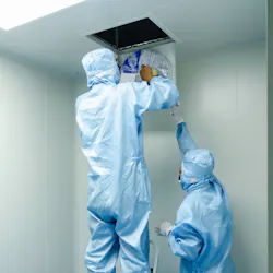 Changing HEPA filters requires protective clothing. Changing HEPA filters requires protective clothing.
