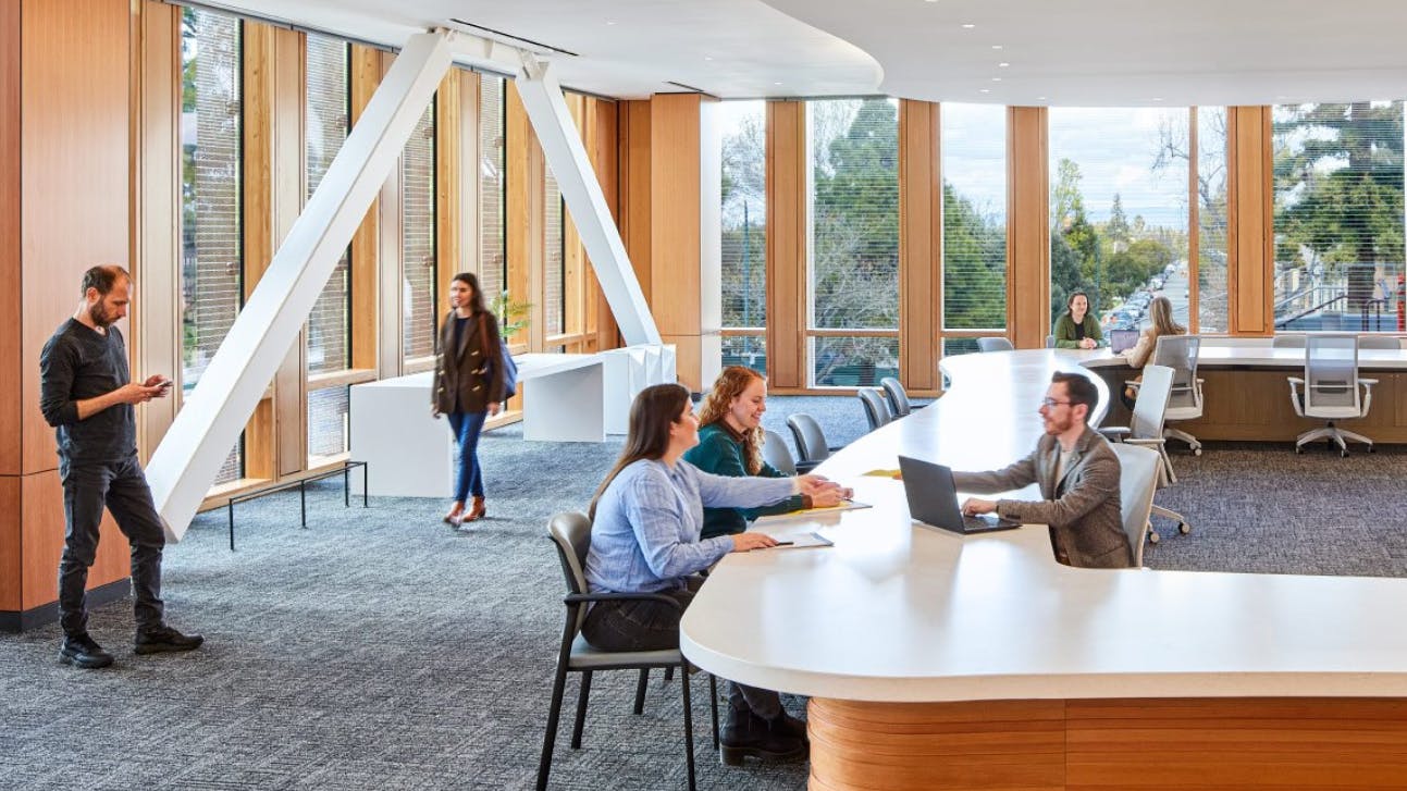 The LEED Platinum Sunnyvale City Hall in California.