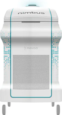 Nevoa Inc.’s Nimbus + Microburst whole-room disinfection system Nevoa Inc.’s Nimbus + Microburst whole-room disinfection system