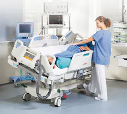 LINET’s multicare bed with frame-based tilting technology LINET’s multicare bed with frame-based tilting technology