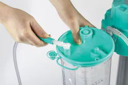 SERRES Inc.’s single-use surgical suction bag system with reusable canisters SERRES Inc.’s single-use surgical suction bag system with reusable canisters