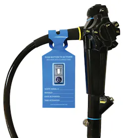 Healthmark Industries’ new 12-Day Indicator Label follows the VA standard on providing 12 day-storage of scopes that have been in HLD. AAMI ST91 and AORN guidelines for flexible endoscopes recommend that each institution do its own risk assessment and determine the appropriate storage time for their organization. Healthmark also offers a seven-day time indicator to meet SGNA recommendations that HLD scopes be stored no more than seven days. Healthmark Industries’ new 12-Day Indicator Label follows the VA standard on providing 12 day-storage of scopes that have been in HLD. AAMI ST91 and AORN guidelines for flexible endoscopes recommend that each institution do its own risk assessment and determine the appropriate storage time for their organization. Healthmark also offers a seven-day time indicator to meet SGNA recommendations that HLD scopes be stored no more than seven days.