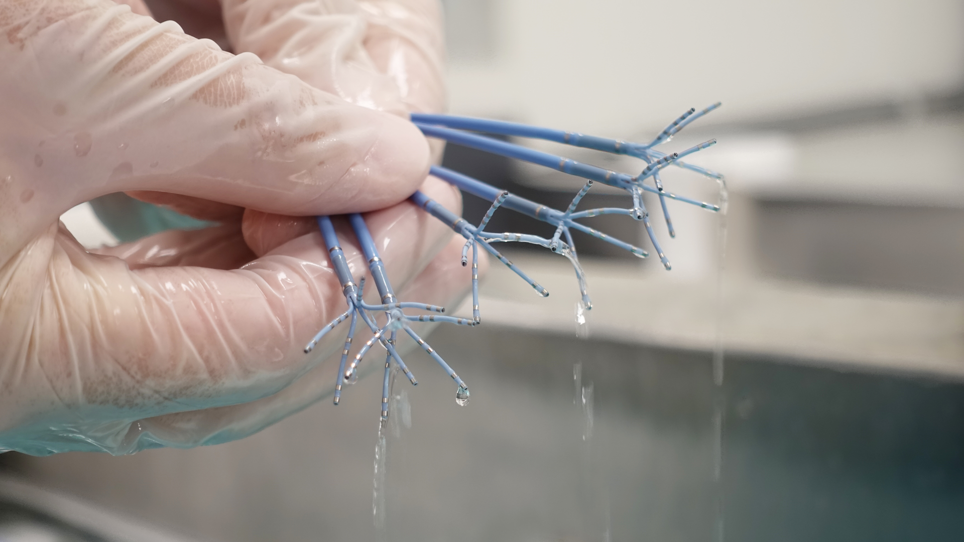 PENTARAY Nav Eco High-Density Mapping Catheter allows for a state-of-the-art processes for removing blood and Heparin out of the microlumen.