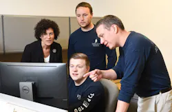 Ann Paolini, Mike Sell, Derek Neiheiser, & Justin Hill troubleshoot ERP integration Ann Paolini, Mike Sell, Derek Neiheiser, & Justin Hill troubleshoot ERP integration