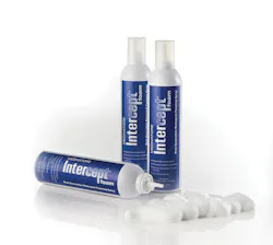 INTERCEPT Foam from Cantel keeps endoscopes moist for up to 72 hours, helping prevent bioburden from drying and hardening. INTERCEPT Foam from Cantel keeps endoscopes moist for up to 72 hours, helping prevent bioburden from drying and hardening.