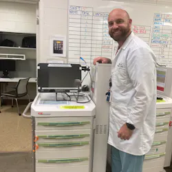 Ryan Senesac - Manager Supply Chain Procedural Operations - getting and Advanced Airway cart ready to go Ryan Senesac - Manager Supply Chain Procedural Operations - getting and Advanced Airway cart ready to go