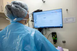 A technician performing documentation A technician performing documentation
