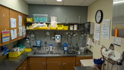 Mercyhealth GI scope reprocessing area Mercyhealth GI scope reprocessing area