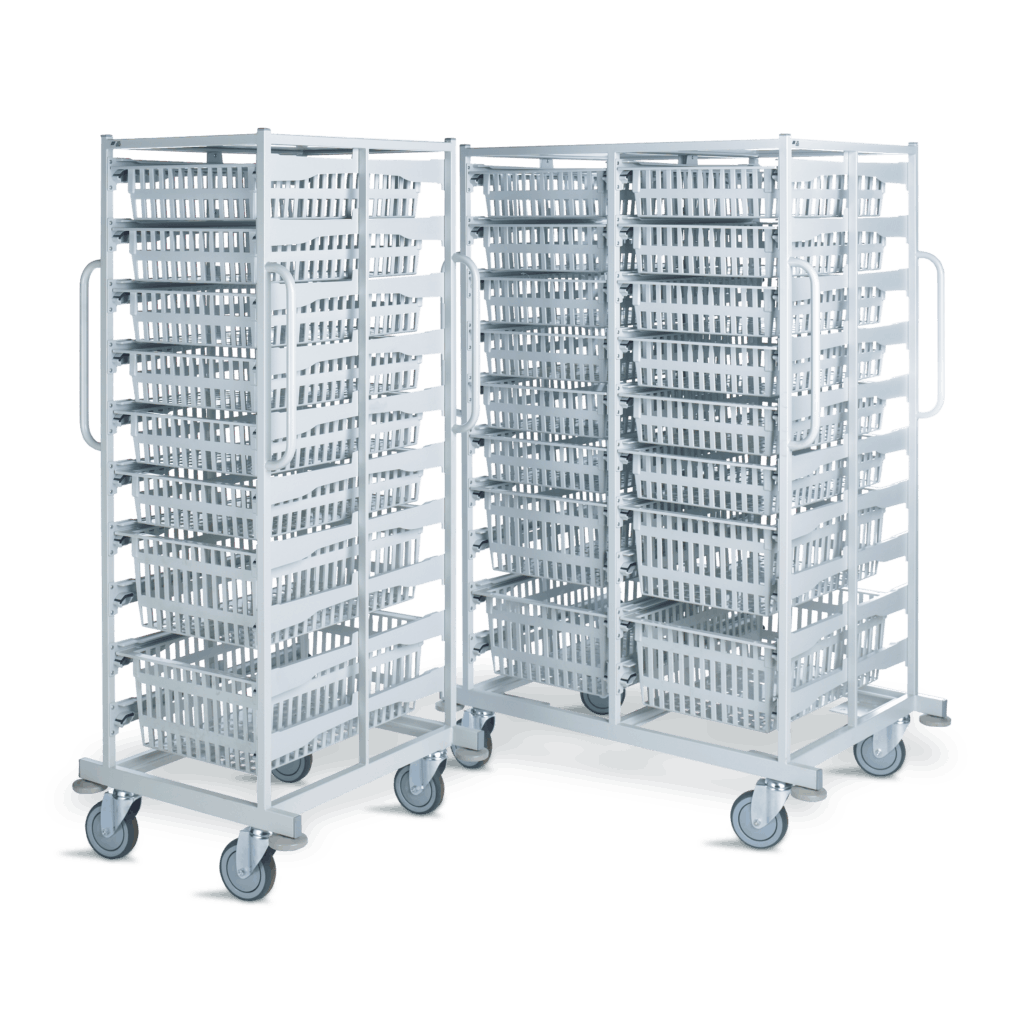 High quality baskets and liner panels from recycled ABS