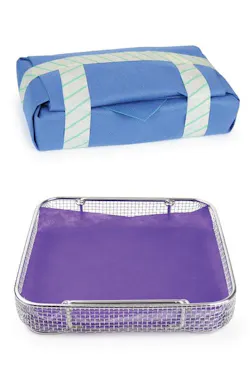 TOP: SafeGuard Dry Sterilization Wrap. Healthmark, A Getinge company.6 BOTTOM: Underguard Dry™ Advanced tray liner. Healthmark, A Getinge company.5 TOP: SafeGuard Dry Sterilization Wrap. Healthmark, A Getinge company.6 BOTTOM: Underguard Dry™ Advanced tray liner. Healthmark, A Getinge company.5