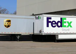 UPS and FedEx are perennial competitors. UPS and FedEx are perennial competitors.
