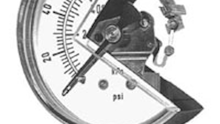 Pressure Gauges And Flow Meters Keep An Eye On System Performance Hydraulics Pneumatics