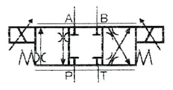 Figure 14-1. Direct-solenoid-operated proportional valve. Figure 14-1. Direct-solenoid-operated proportional valve.
