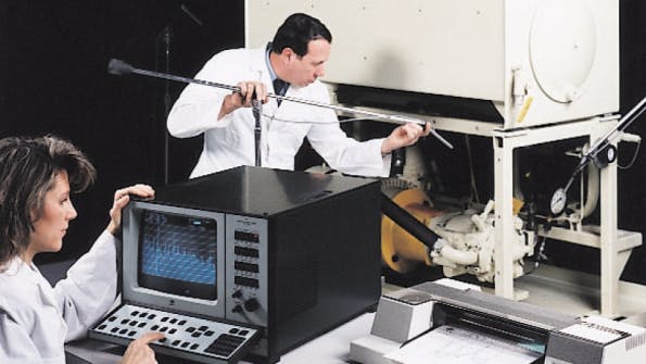 Fig. 1. Power units are notorious for generating most of the noise in a hydraulic system. An important step toward quieting them down involves first determining the nature and sources of noise.