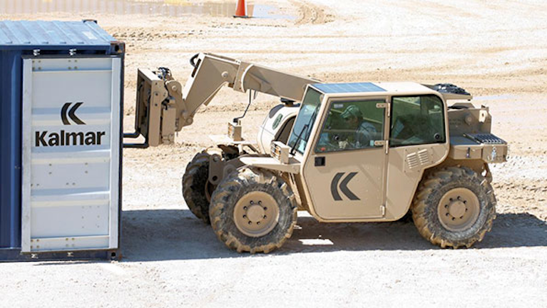 Small all-terrain forklifts