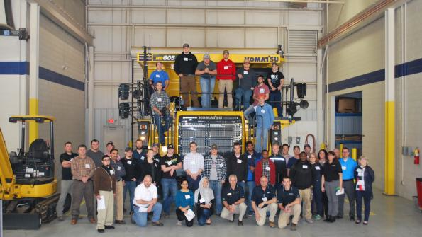 Students from three Atlanta universities participated at Komatsu America Corp39s educational session where they could operate stateoftheart machinery