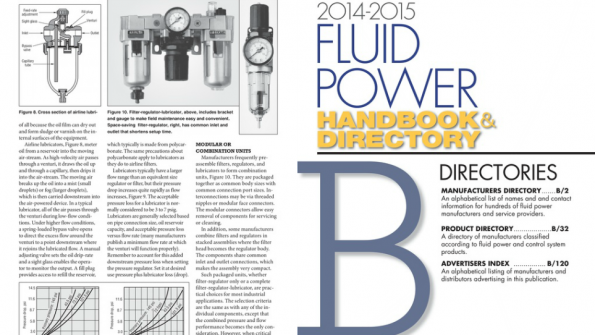 20142015 Fluid Power Handbook & Directory now available Hydraulics