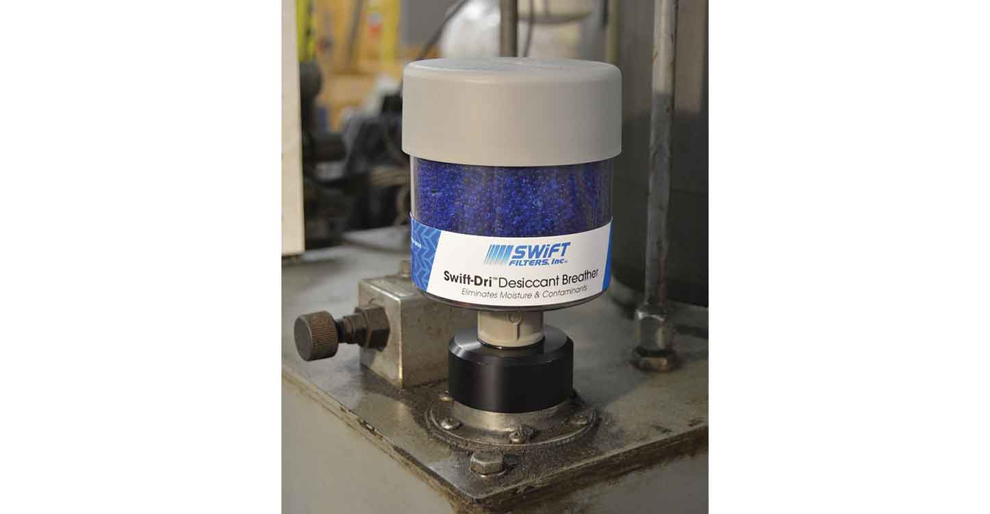 Desiccant Breathers Protect from Moisture, Particles Hydraulics