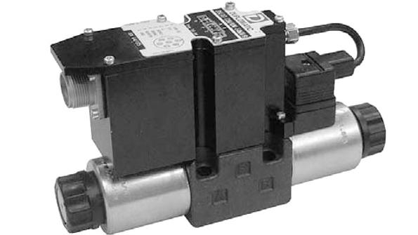 Directoperated directional valve with electric proportional control