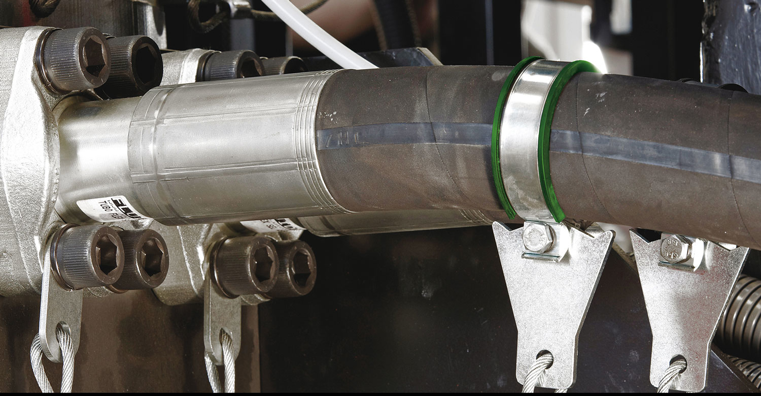 Parker hose whip restraint