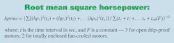 Figure 1: Calculation for root mean square power. Figure 1: Calculation for root mean square power.