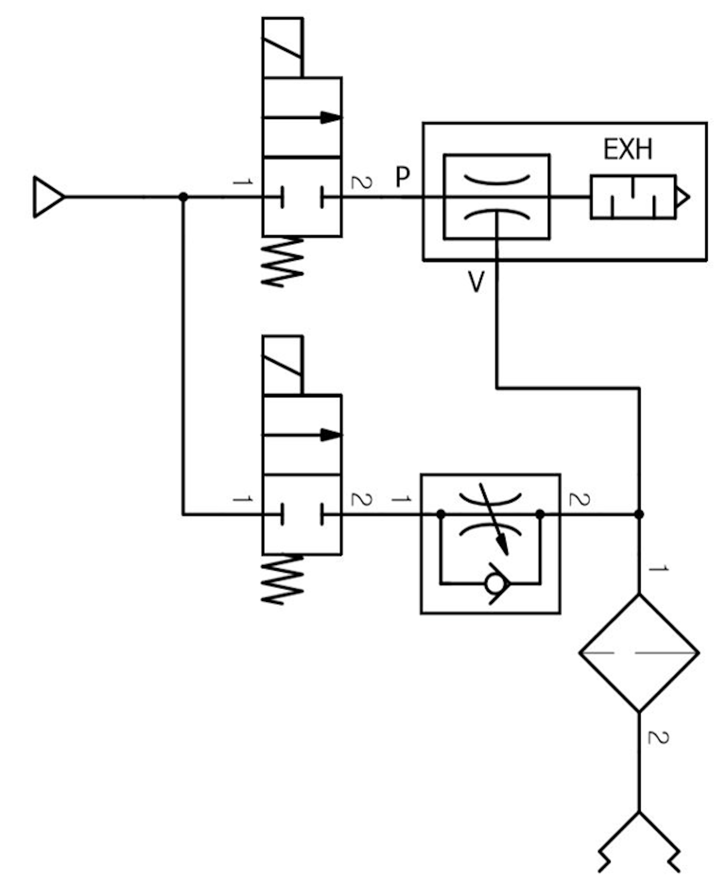 Untangling Pneumatic Circuit Symbols 