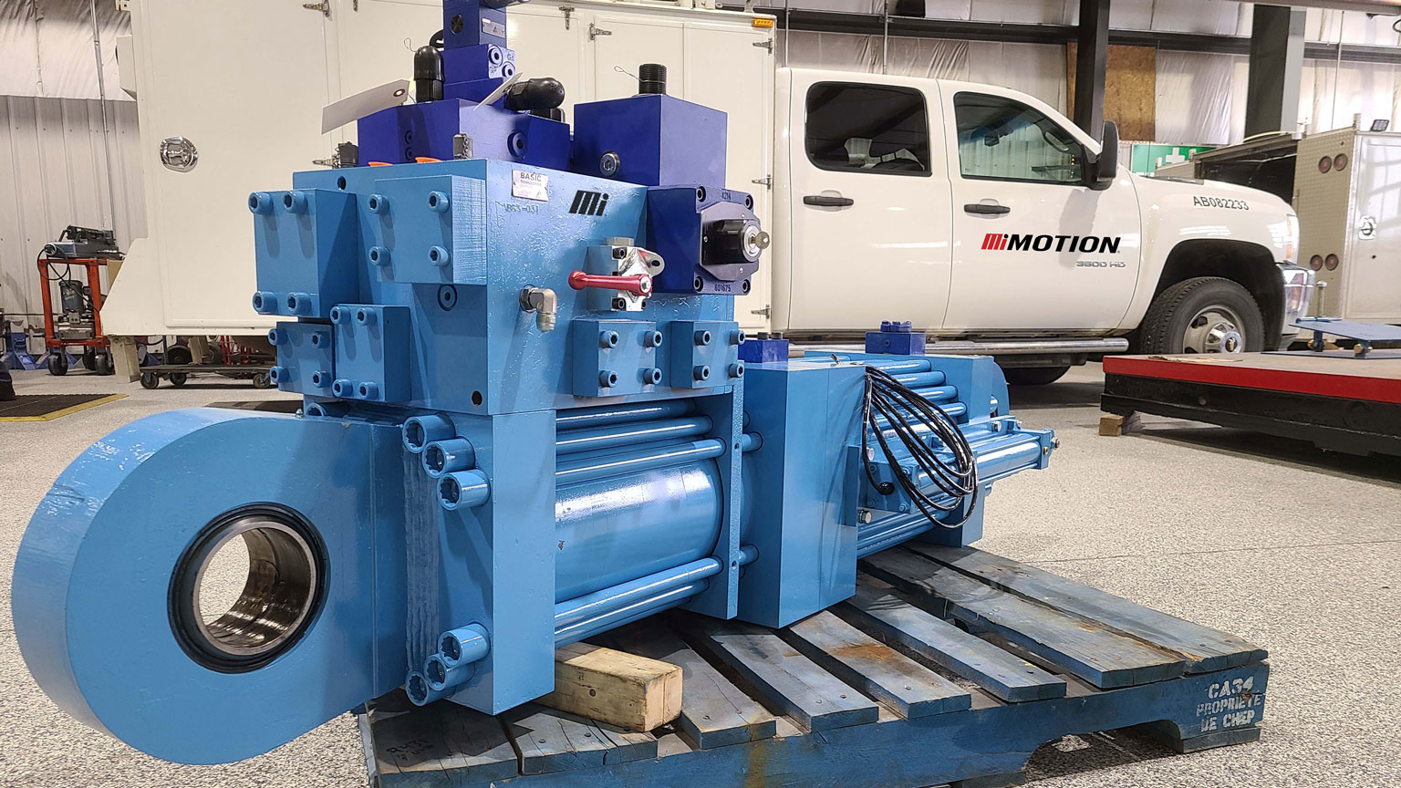 Hydraulic cylinder, post-refurbishing