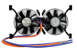 Horton is developing a high-voltage cooling system for use with heavy-duty vehicles powered by batteries or fuel cells. Horton is developing a high-voltage cooling system for use with heavy-duty vehicles powered by batteries or fuel cells.