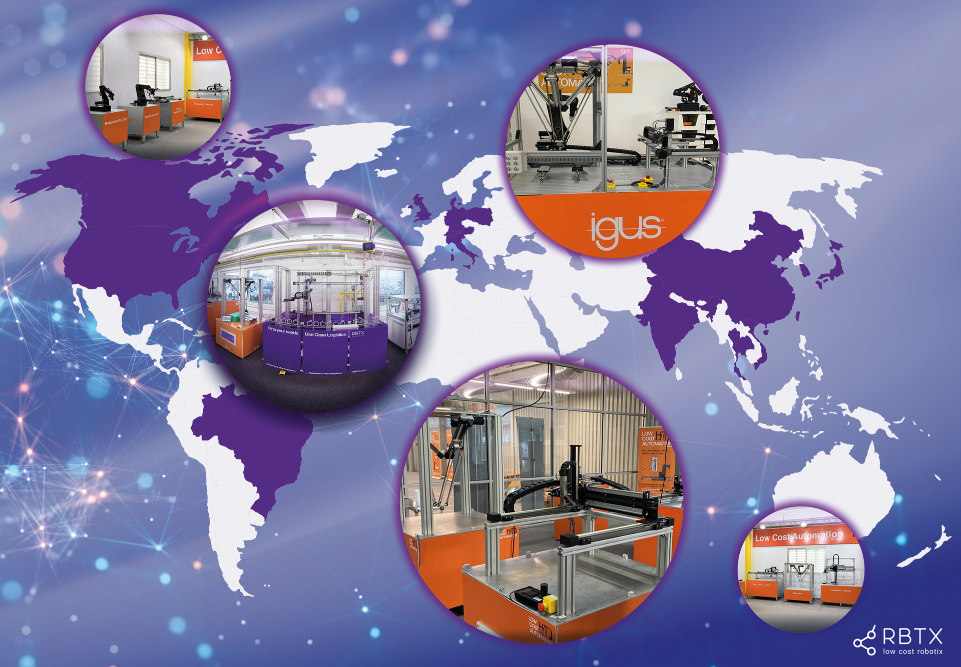 Rapid integration of automation solutions is now possible in 18 countries due to igus' expanded RBTX remote services.
