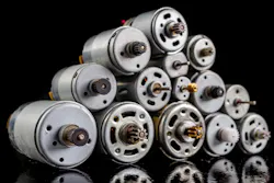 Small electric motors. Small electric motors.